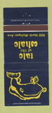 Matchbook Cover - Tale of the Whale Chicago IL 30 Strike