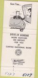 Matchbook Cover - Curtiss National Bank Miami FL 30 Strike