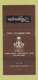 Matchbook Cover - Hotel Algonquin New York City WEAR 30 Strike