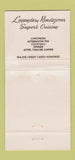 Matchbook Cover - Hotel Algonquin New York City WEAR 30 Strike