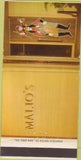 Matchbook Cover - Malio's restaurant Santa Cruz CA 30 Strike