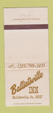 Matchbook Cover - Ballietsville Inn PA WEAR 30 Strike