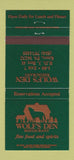 Matchbook Cover - Wolf's Den Restaurant Knox PA 30 Strike