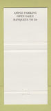 Matchbook Cover - The Fireside Restaurant Mill Valley CA 30 Strike
