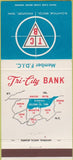 Matchbook Cover - Tri City Bank Kingsport TN 30 Strike