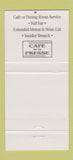Matchbook Cover - Cafe de la Presse Restaurant San Francisco CA 30 Strike