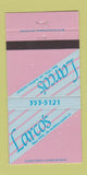 Matchbook Cover - Larco's Restaurant Italian Detroit? 30 Strike