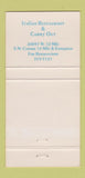 Matchbook Cover - Larco's Restaurant Italian Detroit? 30 Strike