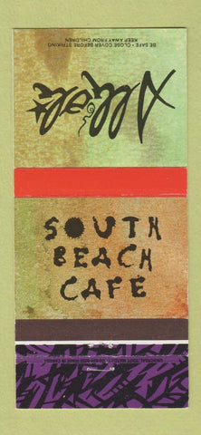 Matchbook Cover - Allioli South Beach Cafe Miami Beach FL 30 Strike