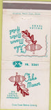 Matchbook Cover - Oaks Manor Motor Hotel Dallas TX WEAR 30 Strike