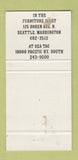 Matchbook Cover - Twenty Six Coins Restaurant Seattle WA 30 Strike