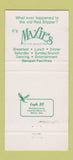 Matchbook Cover - Maxie's Restaurant Cherry Creek Inn Denver Colorado 30 Strike