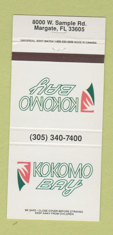 Matchbook Cover - Kokomo Bay Margate FL 30 Strike