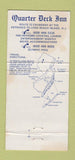 Matchbook Cover - Quarter Deck Inn Ship Bottom NJ 30 Strike