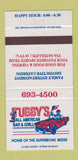 Matchbook Cover - Tubby's Bar Grill  30 Strike