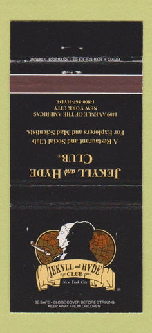 Matchbook Cover - Jekyll and Hyde Club New York City 30 Strike