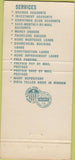Matchbook Cover - Palmetto Federal Savings FL 30 Strike