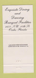 Matchbook Cover - Coach n Paddock Ocala FL 30 Strike