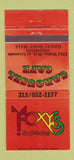 Matchbook Cover - Foxs by Machus Rochester MI 30 Strike