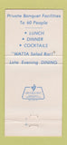 Matchbook Cover - The Voyageur St Clair MI 30 Strike