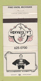 Matchbook Cover - La Veranda Restaurant Pine Knob MI WEAR 30 Strike