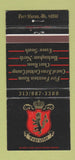 Matchbook Cover - Fogcutter Port Huron MI restaurant 30 Strike