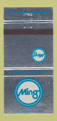 Matchbook Cover - Ming Auto Beauty Treatment Overland Park KS 30 Strike