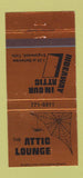Matchbook Cover - Attic Lounge Hideaway Englewood Colorado 30 Strike