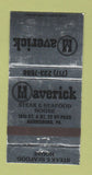 Matchbook Cover - Maverick Steak Seafood Harrisburg PA WEAR 30 Strike