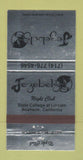 Matchbook Cover - Jezebel's Night Club Anaheim CA 30 Strike