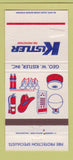 Matchbook Cover - Kistler Fire Protection Allentown PA 30 Strike