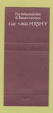 Matchbook Cover - Hershey Lodge PA? 30 Strike