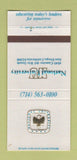 Matchbook Cover - National University San Diego CA 30 Strike