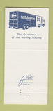 Matchbook Cover - North American Van Lines Trucking Irvine CA 30 Strike