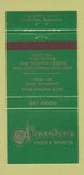 Matchbook Cover - Alexander's Restaurant Euclid Lyndhurst OH 30 Strike