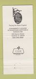 Matchbook Cover - Hillbrook Club WORN 30 Strike