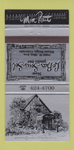 Matchbook Cover - Le Bar Sous Sol Piano Bar Wheat Ridge Colorado 30 Strike