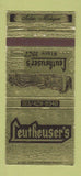 Matchbook Cover - Leutheuser's Saline MI 30 Strike