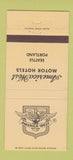 Matchbook Cover - America West Motor Hotels Seattle WA Portland OR 30 Strike