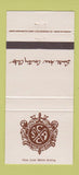 Matchbook Cover - Santa Ana Country Club CA  30 Strike