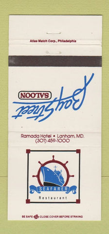 Matchbook Cover - Bay Street Saloon Ramada Lanham MD 30 Strike