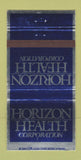 Matchbook Cover - Horizon Health Corp 30 Strike