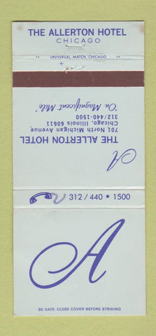 Matchbook Cover - Allerton Hotel Chicago IL 30 Strike