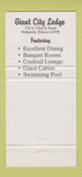 Matchbook Cover - Giant City Lodge Makanda IL 30 Strike