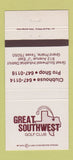 Matchbook Cover - Great Southwest Golf Club Grand Prairie TX 30 Strike