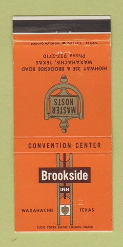 Matchbook Cover - Brookside Inn Waxahachie TX WEAR 30 Strike
