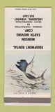 Matchbook Cover - Munson Earth Moving Shelburne VT 30 Strike