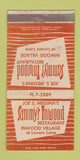 Matchbook Cover Joe Messina's Sammy's Inwood Restaurant Dallas TX WORN 30 Strike