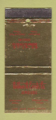 Matchbook Cover - Arthur Everls Jewelry Dallas TX WEAR 30 Stick