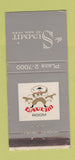 Matchbook Cover - Summit New York City Gaucho Room WEAR 30 Strike